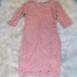 Light Pink Lace Dress